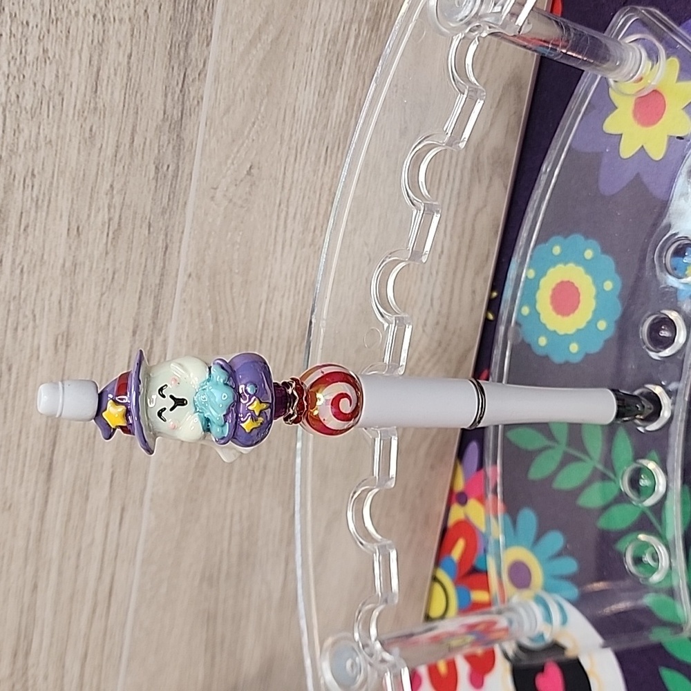 Ghost and Cauldron Custom Pen